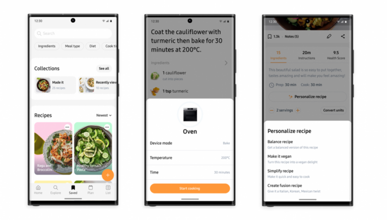 Samsung Electronics To Introduce AI-Powered Meals Integration Platform “Samsung Food” At IFA 2023