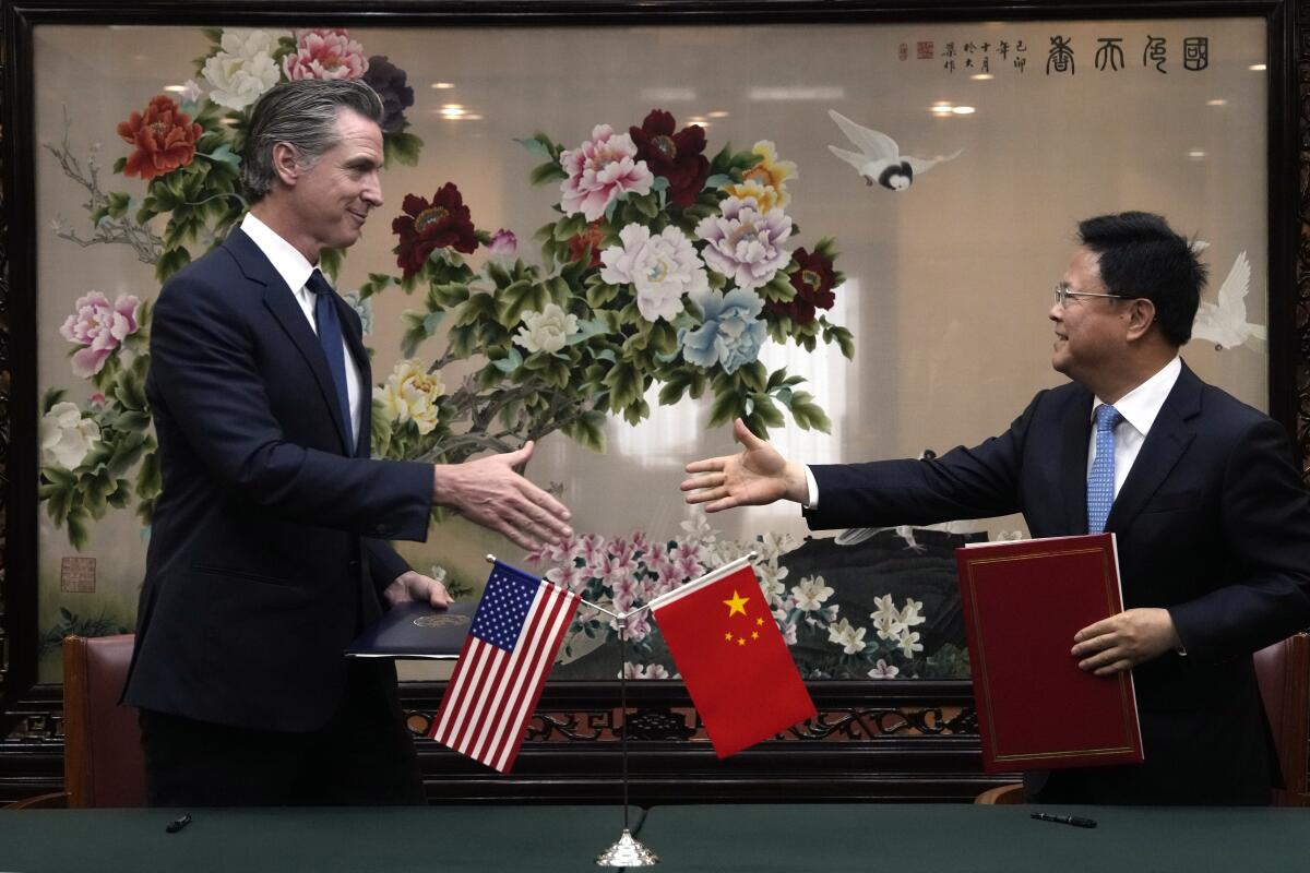 California Governor Gavin Newsom Meets with China’s Xi Jinping in